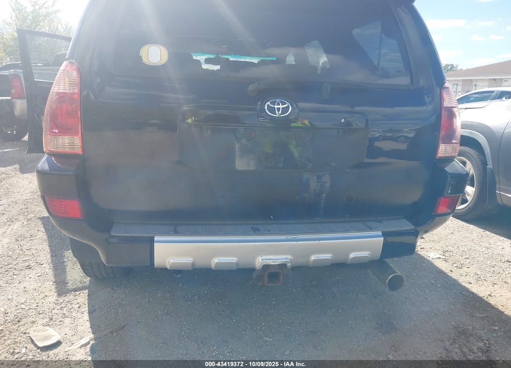 2003 TOYOTA 4RUNNER LIMITED V8 VIN: JTEBT17R330001704