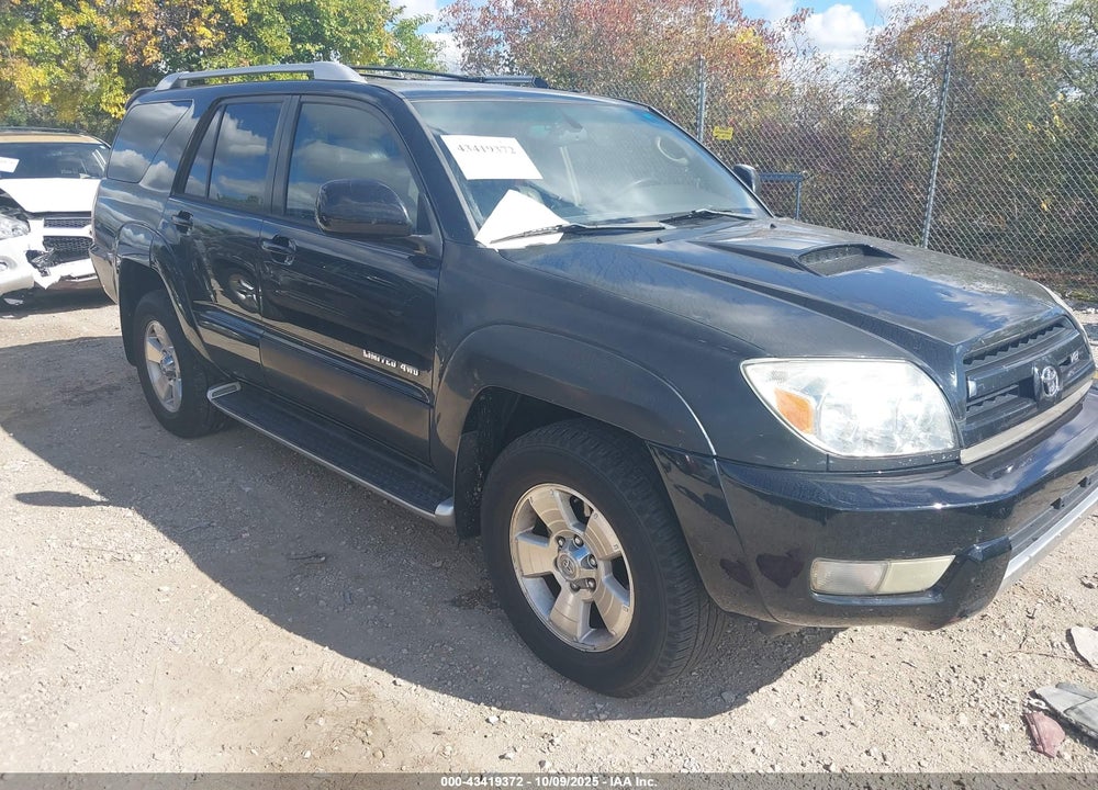 2003 TOYOTA 4RUNNER LIMITED V8 VIN: JTEBT17R330001704