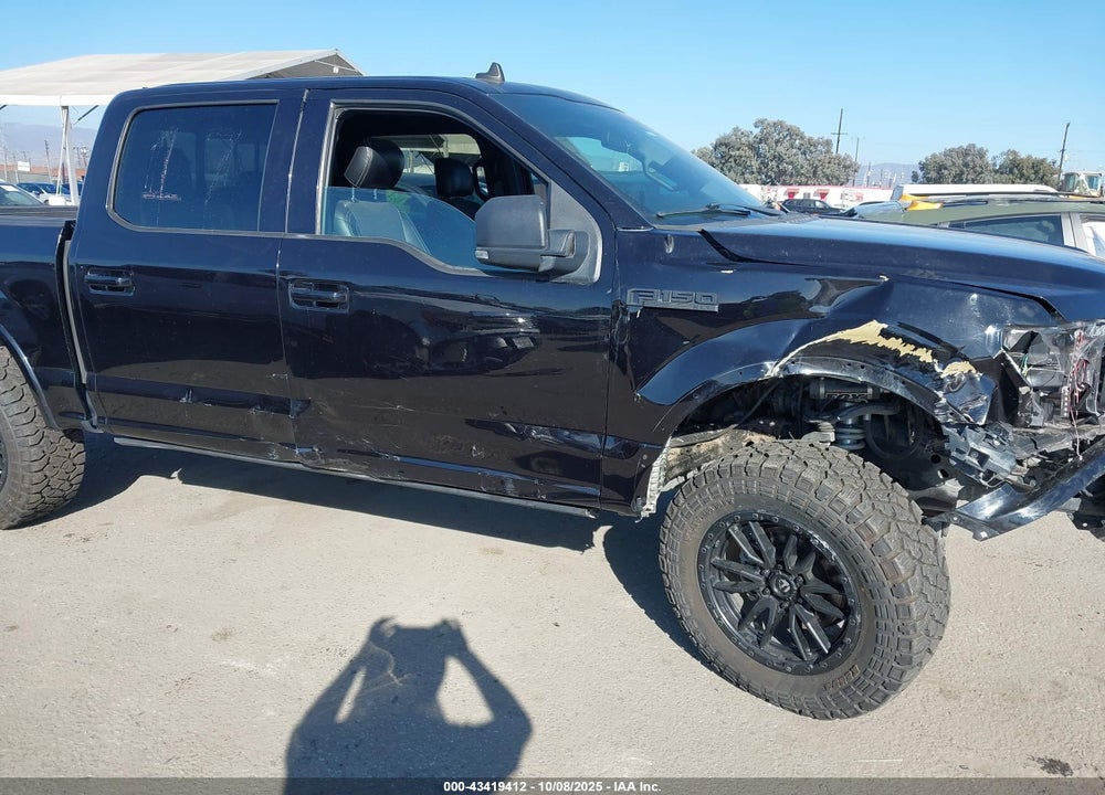 2019 FORD F150 SUPERCREW VIN: 1FTEW1E43KKD73255