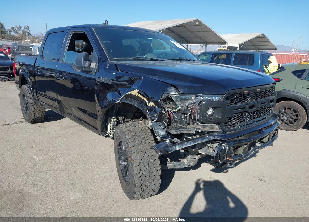 2019 FORD F150 SUPERCREW VIN: 1FTEW1E43KKD73255