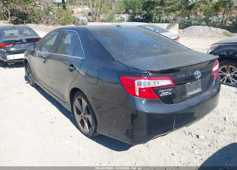 2012 TOYOTA CAMRY SE LIMITED EDITION VIN: 4T1BF1FK0CU171989