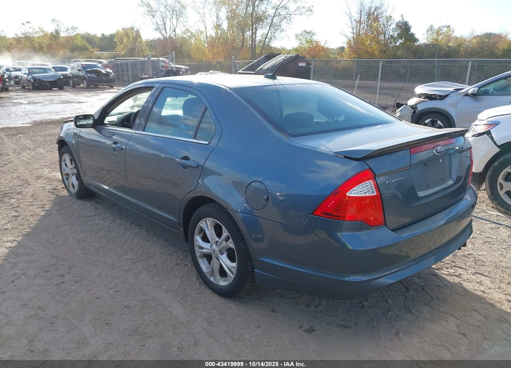 2012 FORD FUSION VIN: 3FAHP0HA8CR168362