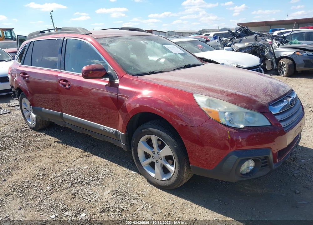 2014 SUBARU OUTBACK 2.5I PREMIUM VIN: 4S4BRCCCXE3214677