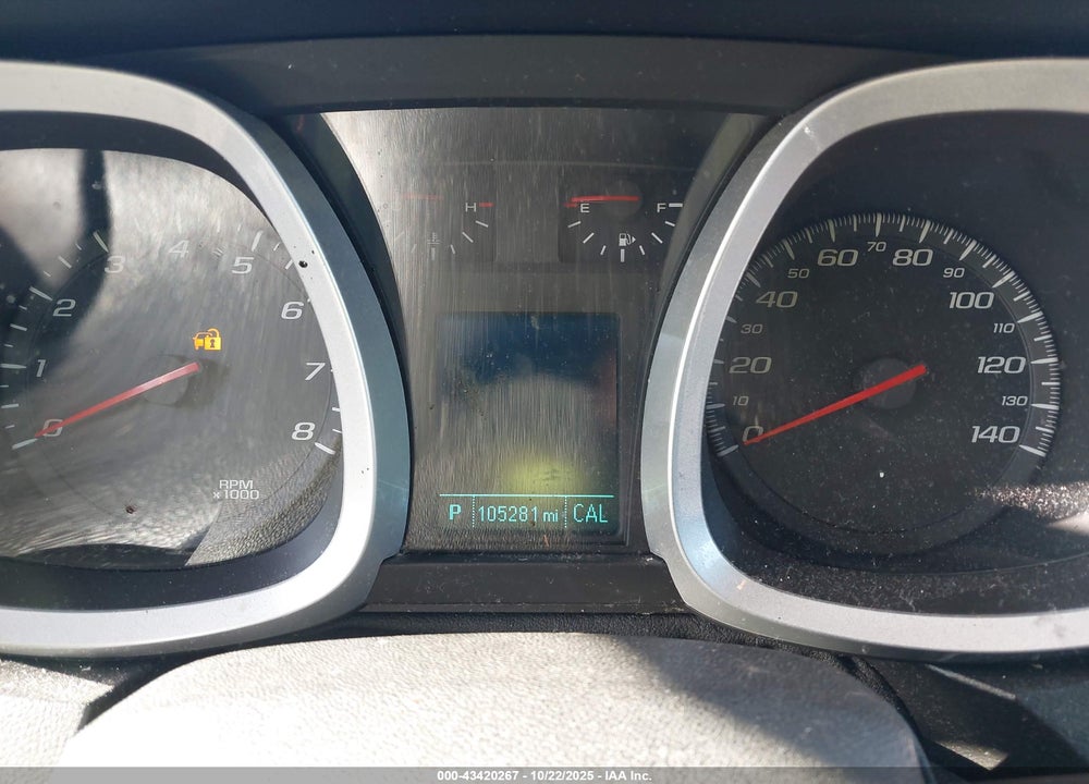 2013 CHEVROLET EQUINOX 1LT VIN: 2GNALDEK5D6280340