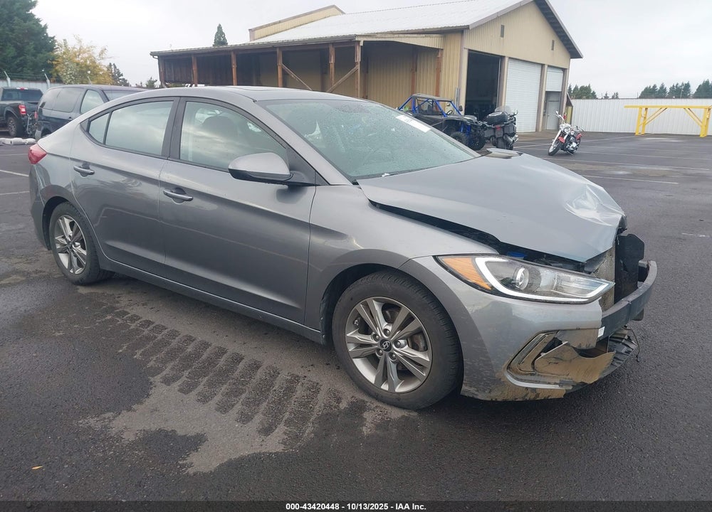 2018 HYUNDAI ELANTRA VIN: 5NPD84LF4JH354044