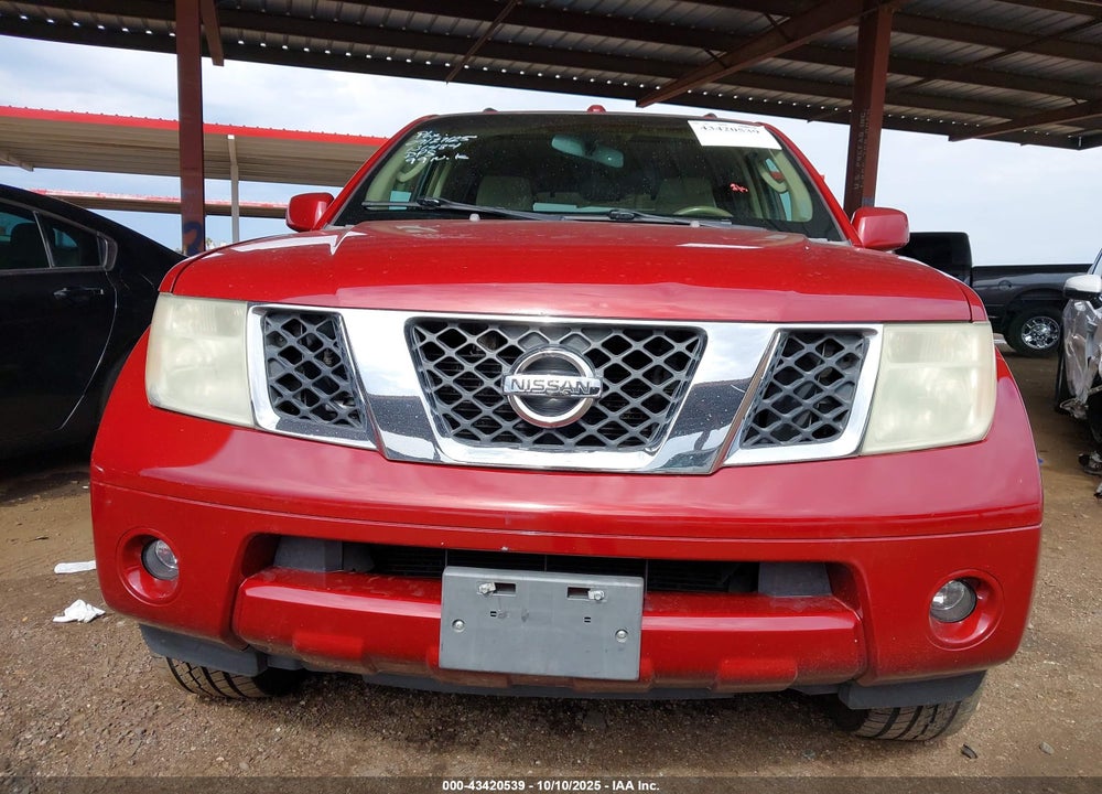 2006 NISSAN PATHFINDER VIN: 5N1AR18U26C640320