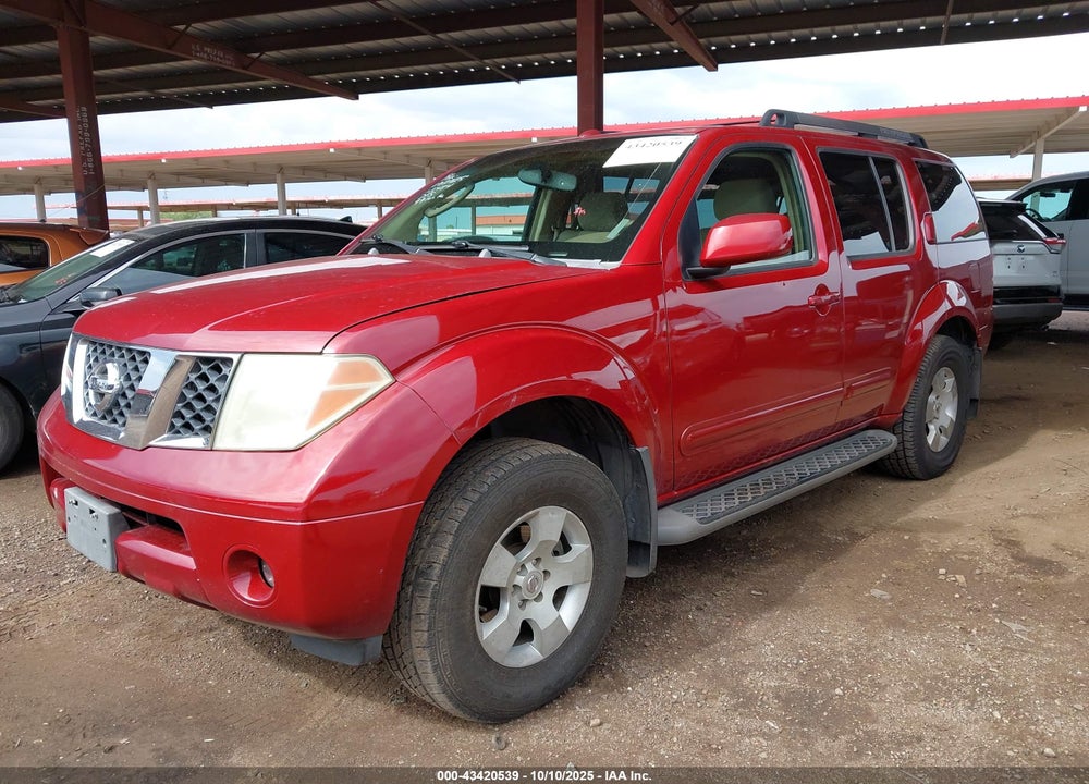 2006 NISSAN PATHFINDER VIN: 5N1AR18U26C640320