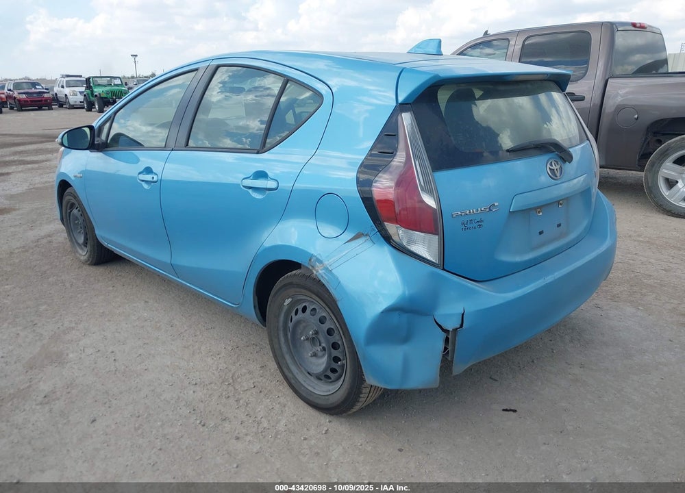 2015 TOYOTA PRIUS C VIN: JTDKDTB3XF1106433