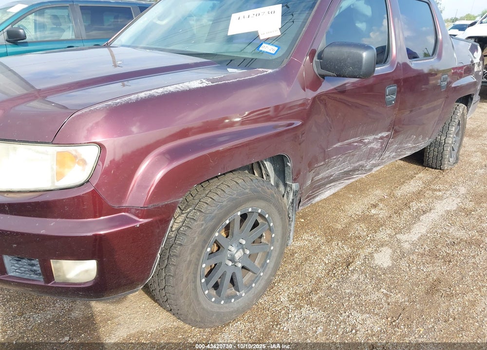 2009 HONDA RIDGELINE RT VIN: 5FPYK16219B102912