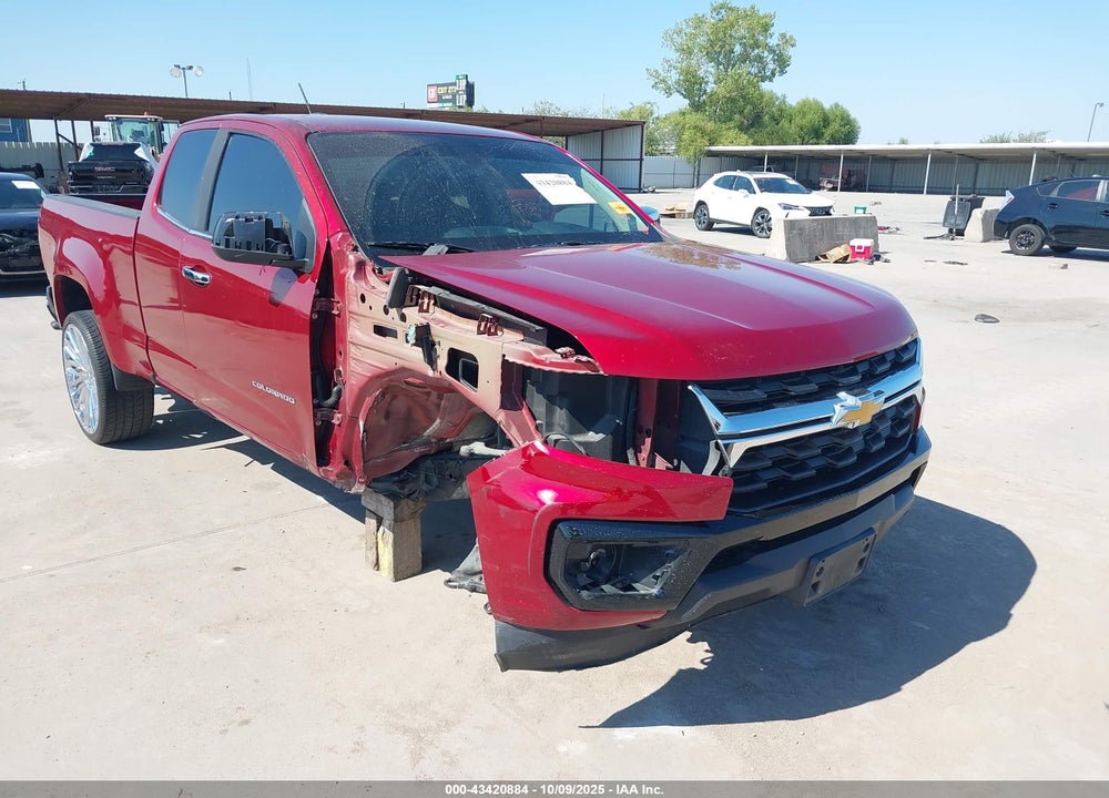 2022 CHEVROLET COLORADO 2WD  LONG BOX LT VIN: 1GCHSCEN5N1109820