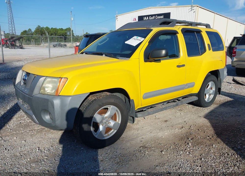 2005 NISSAN XTERRA SE VIN: 5N1AN08U85C614292