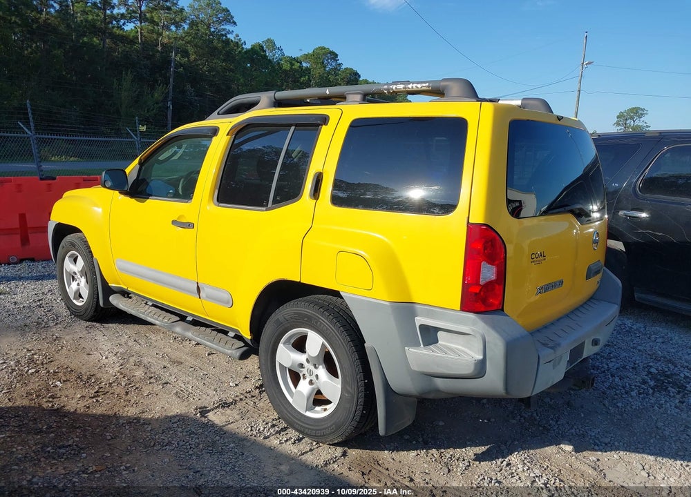 2005 NISSAN XTERRA SE VIN: 5N1AN08U85C614292