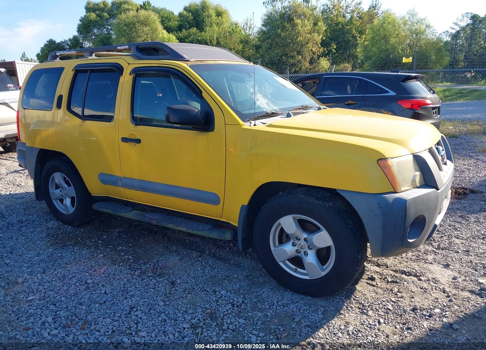 2005 NISSAN XTERRA SE VIN: 5N1AN08U85C614292
