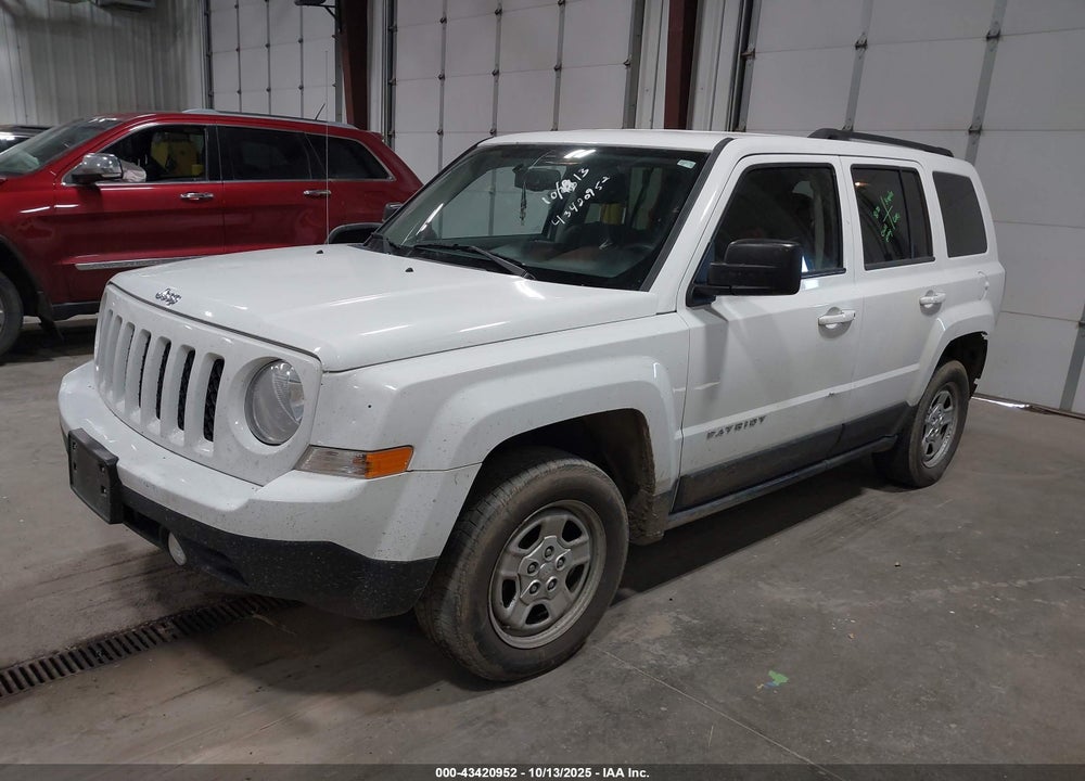 2016 JEEP PATRIOT SPORT VIN: 1C4NJRBB5GD653349
