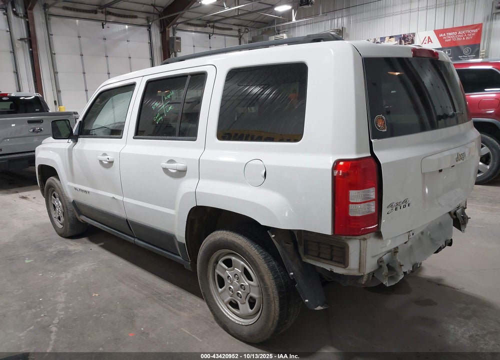 2016 JEEP PATRIOT SPORT VIN: 1C4NJRBB5GD653349