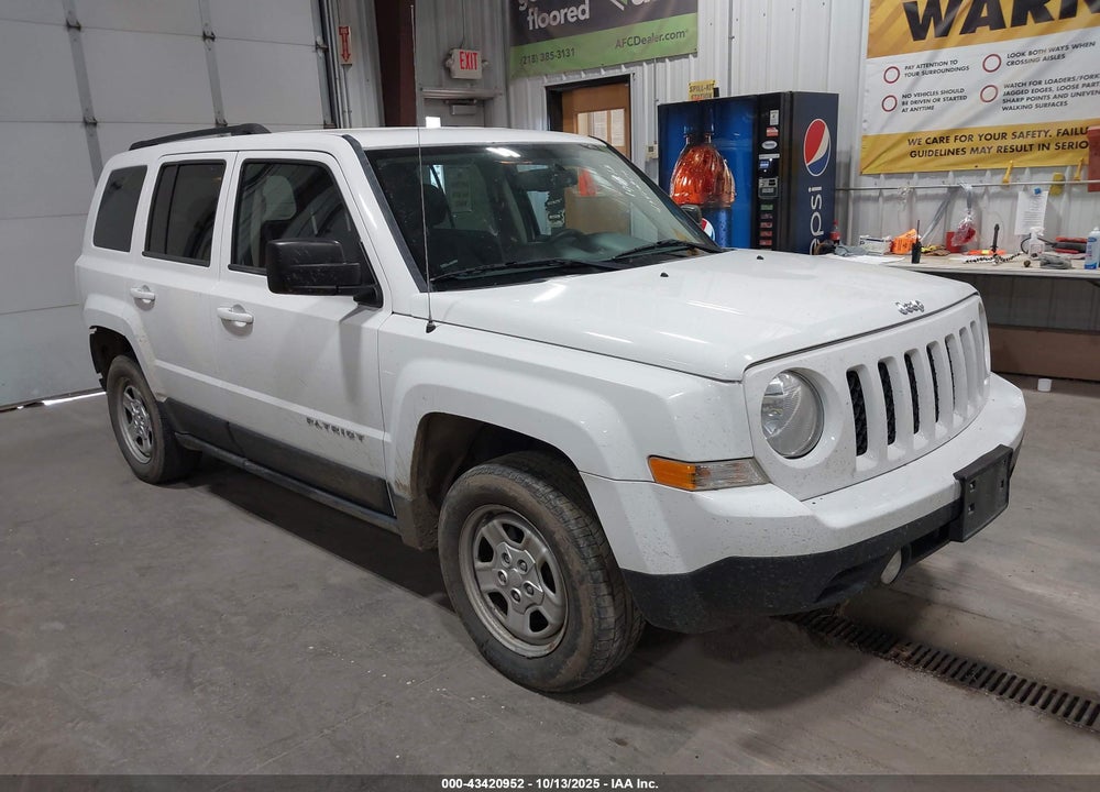 2016 JEEP PATRIOT SPORT VIN: 1C4NJRBB5GD653349