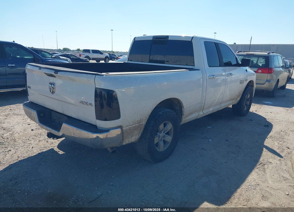 2017 RAM 1500 SLT 4X4 6'4 BOX VIN: 1C6RR7GT7HS540801