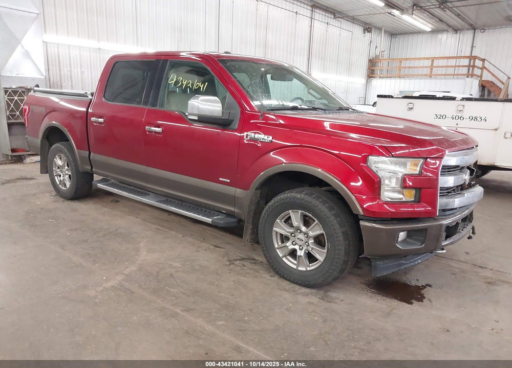 2015 FORD F-150 LARIAT VIN: 1FTEW1EG4FFA34318