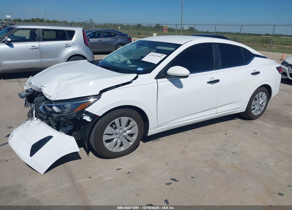 2025 NISSAN SENTRA VIN: 3N1AB8BV0SY236343