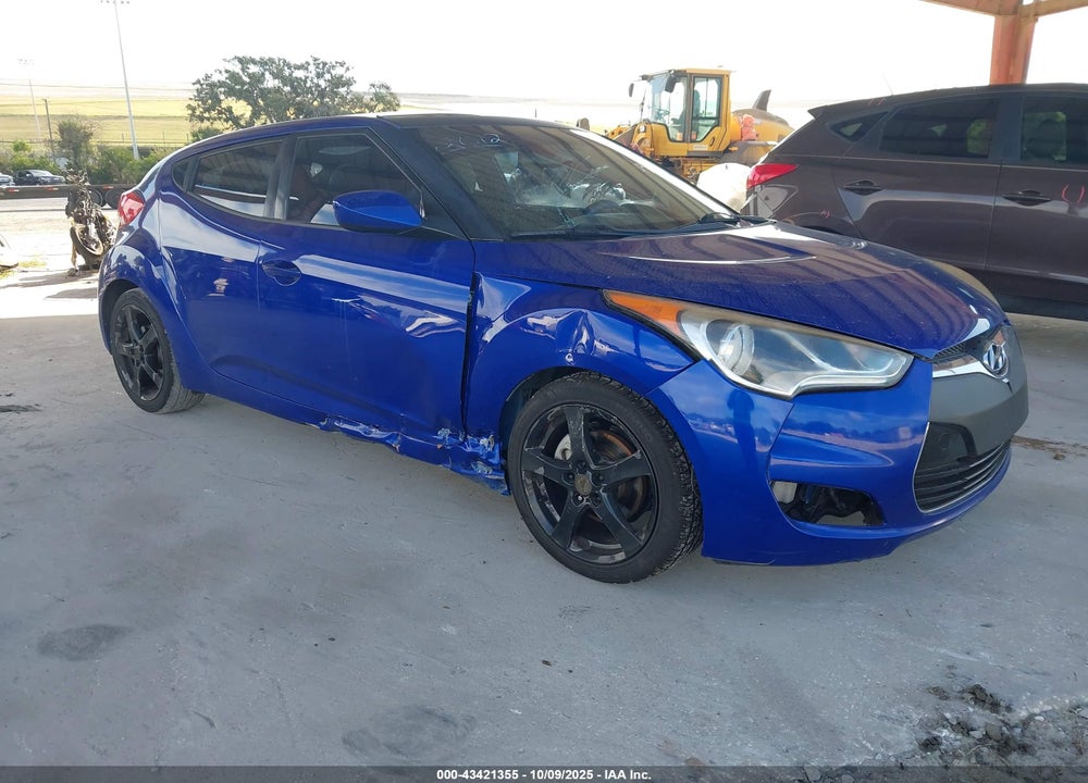 2012 HYUNDAI VELOSTER BASE W/GRAY VIN: KMHTC6AD2CU065076