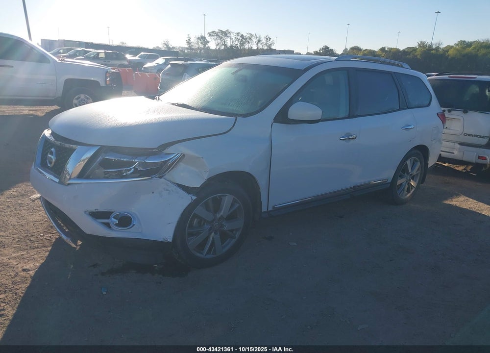 2013 NISSAN PATHFINDER PLATINUM VIN: 5N1AR2MM8DC687540