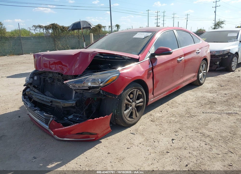 2018 HYUNDAI SONATA SEL VIN: 5NPE34AF5JH637235