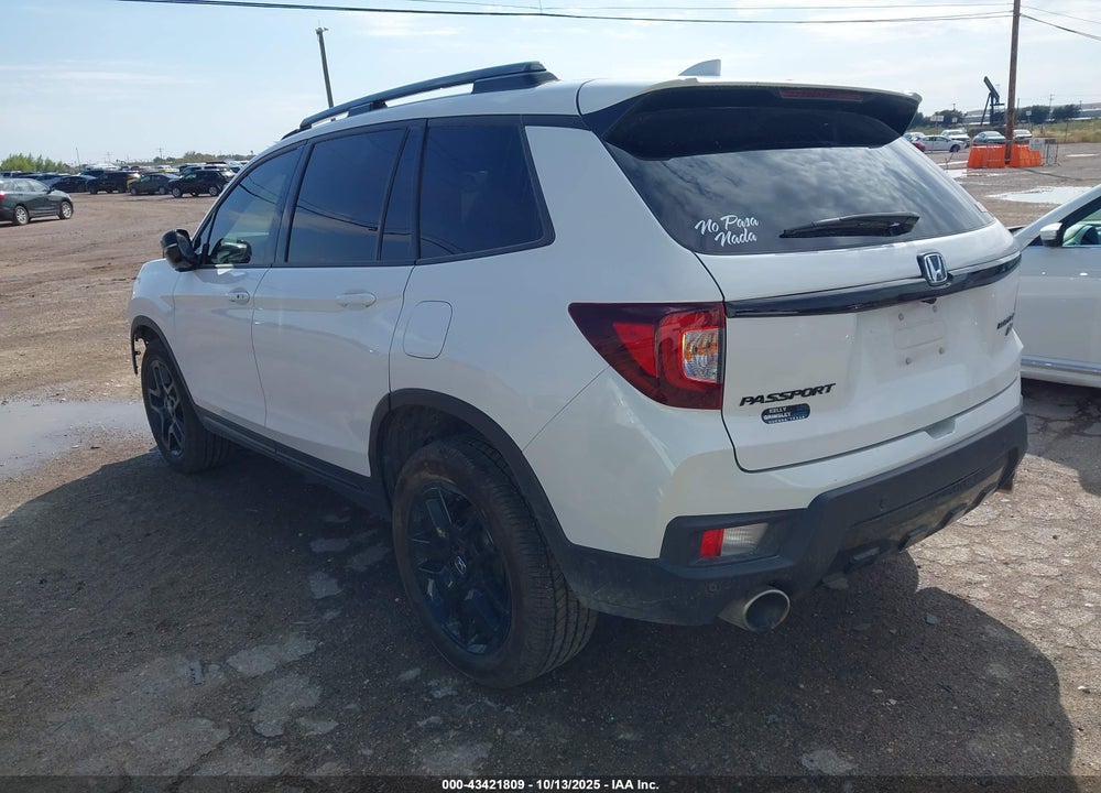 2024 HONDA PASSPORT AWD BLACK VIN: 5FNYF8H86RB010881