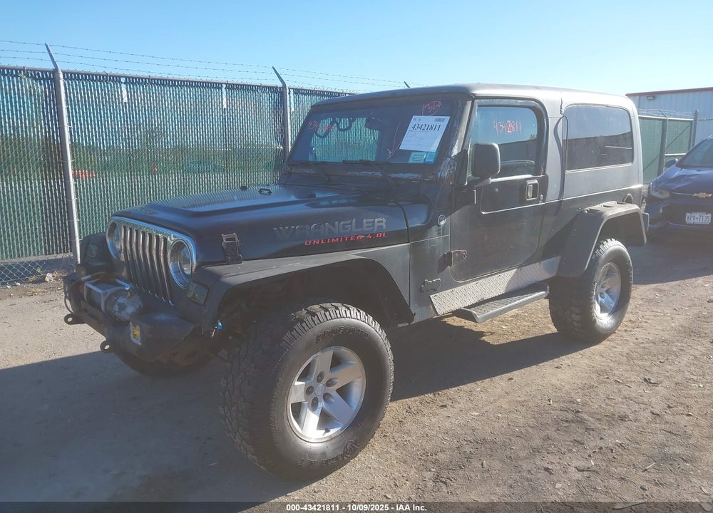 2005 JEEP TJ UNLIMITED VIN: 1J4FA44S95P329055
