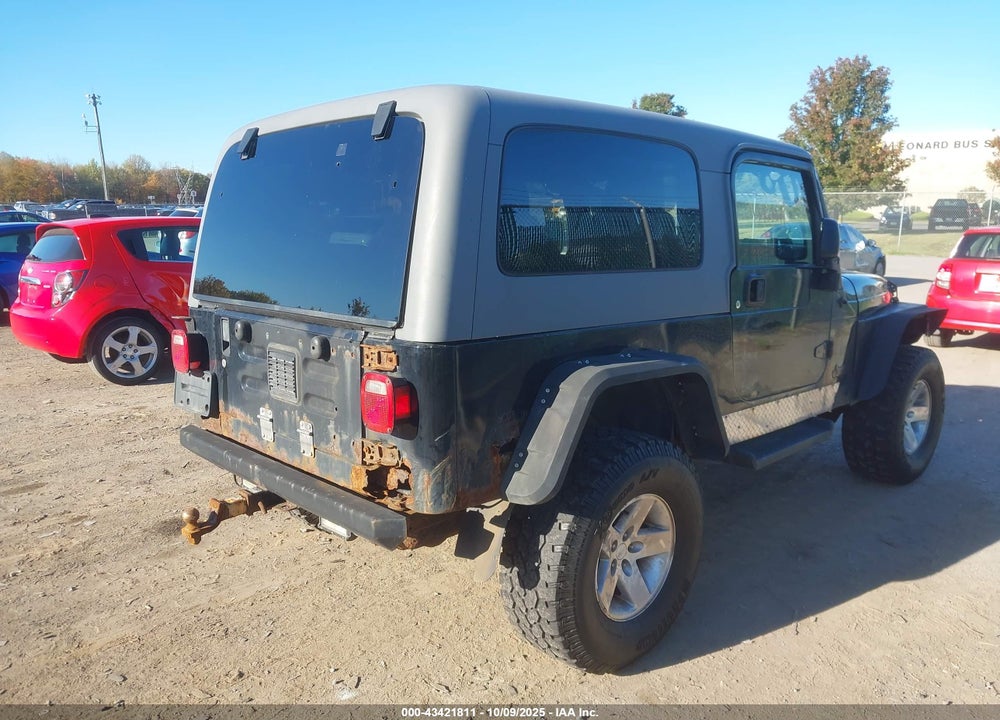 2005 JEEP TJ UNLIMITED VIN: 1J4FA44S95P329055