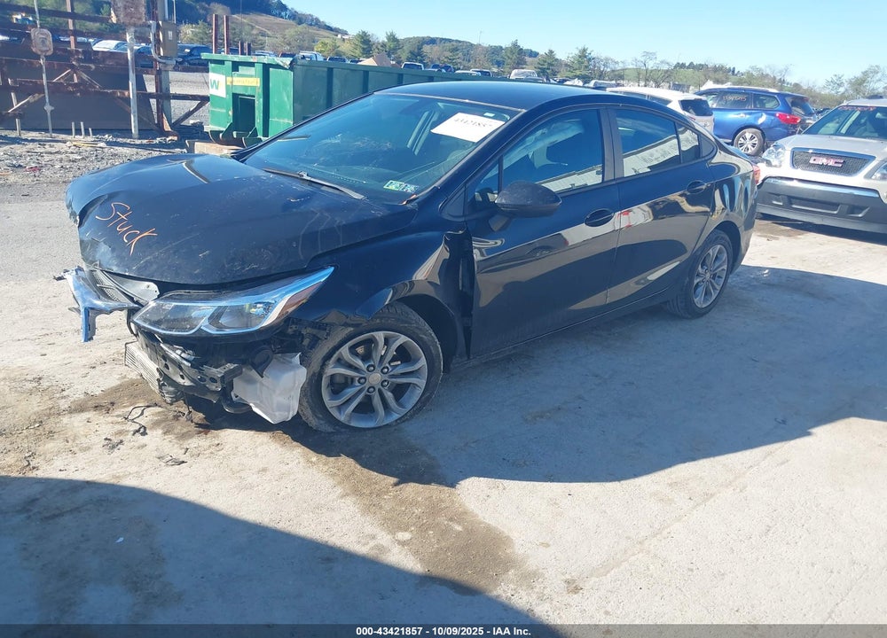 2019 CHEVROLET CRUZE LS VIN: 1G1BC5SM3K7152659
