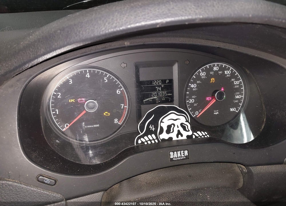 2011 VOLKSWAGEN JETTA 2.5L SE VIN: 3VWDX7AJ1BM306991