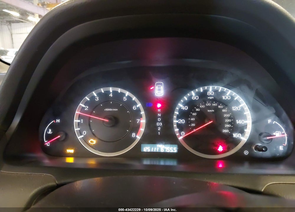 2009 HONDA ACCORD 2.4 LX VIN: 1HGCP26349A103954