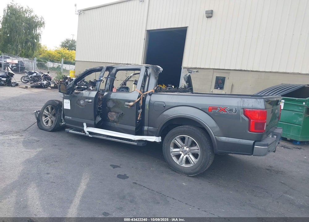 2018 FORD F-150 LARIAT VIN: 1FTFW1E14JFE49261