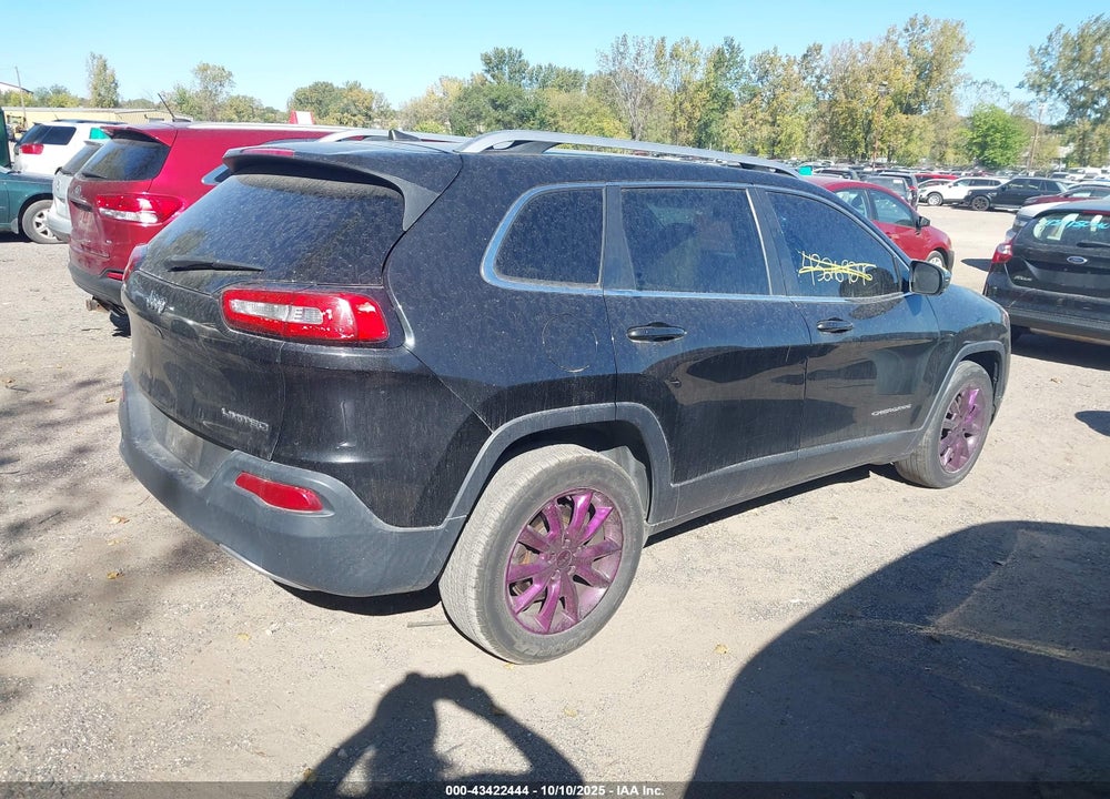 2016 JEEP CHEROKEE LIMITED VIN: 1C4PJMDB1GW162290