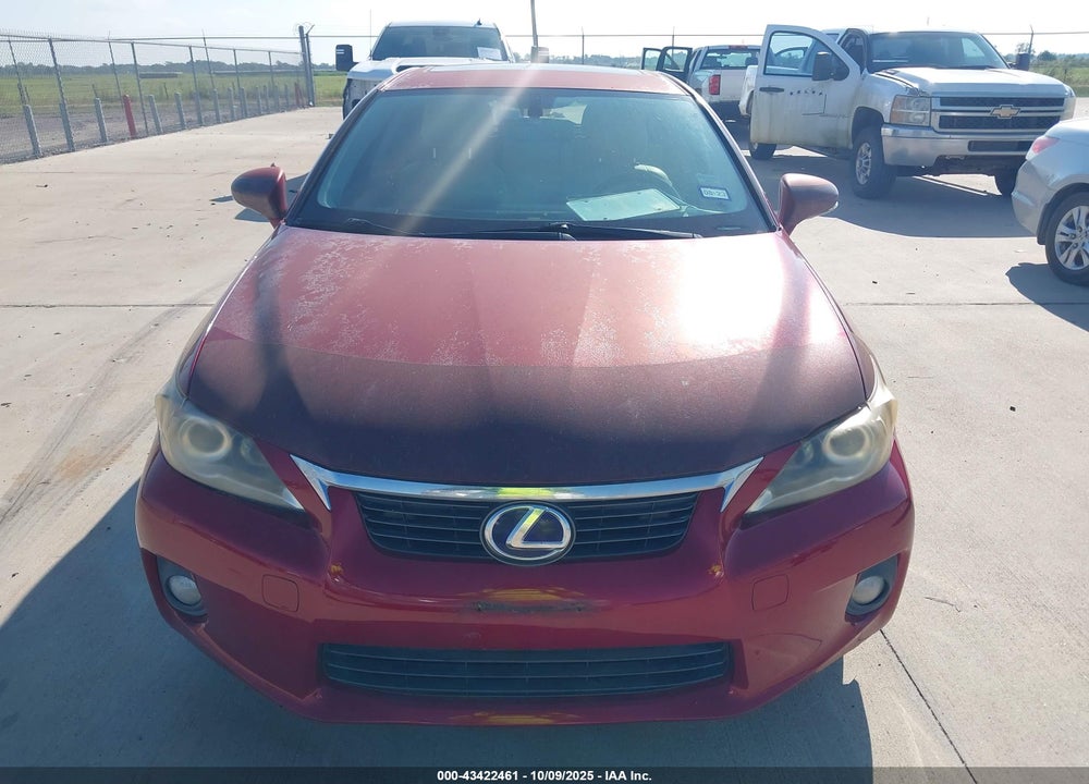 2013 LEXUS CT 200H VIN: JTHKD5BH5D2140485