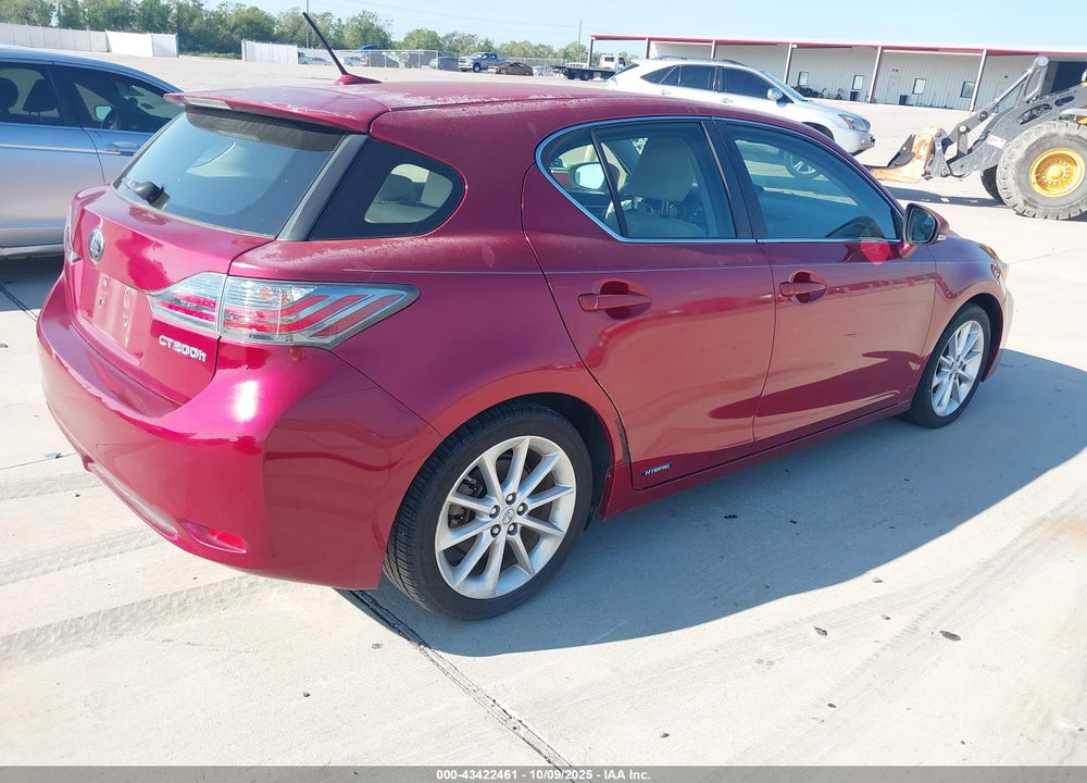 2013 LEXUS CT 200H VIN: JTHKD5BH5D2140485