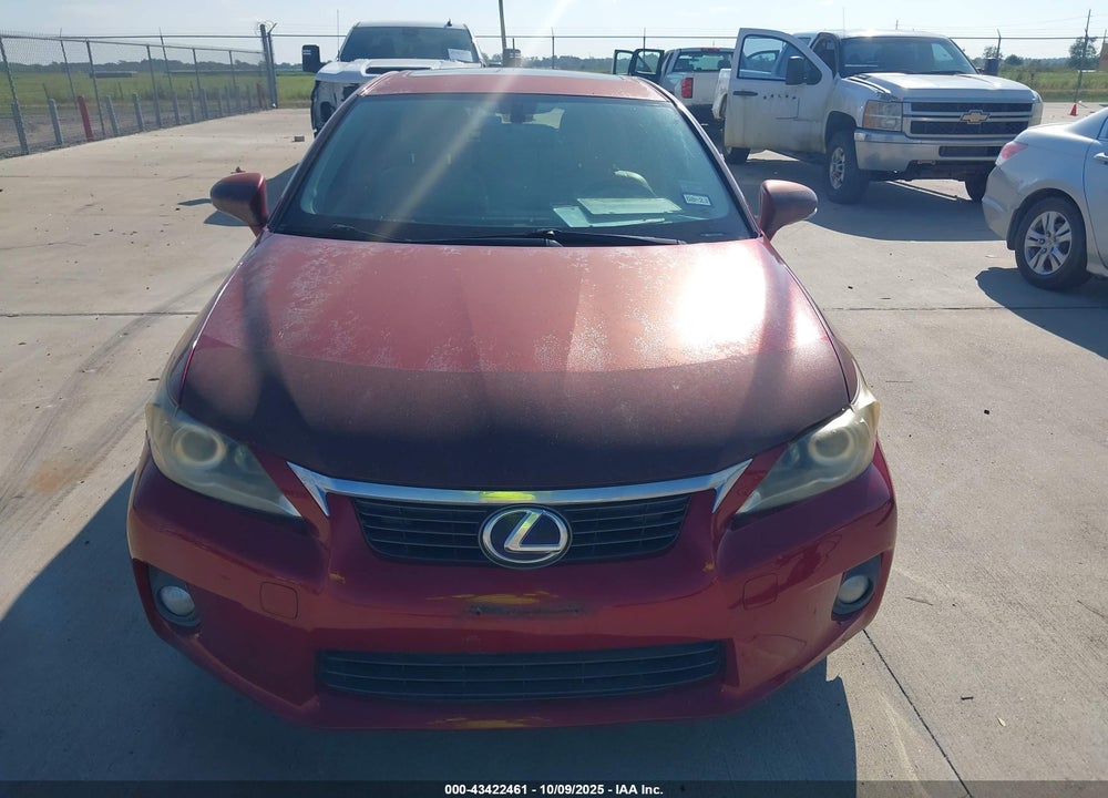 2013 LEXUS CT 200H VIN: JTHKD5BH5D2140485