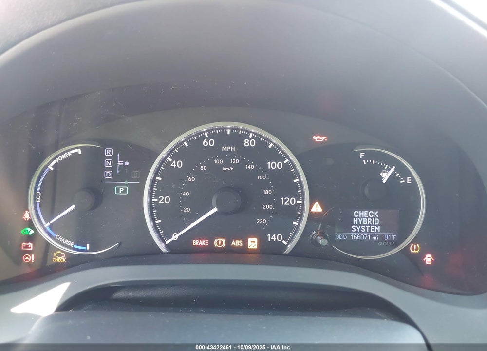 2013 LEXUS CT 200H VIN: JTHKD5BH5D2140485