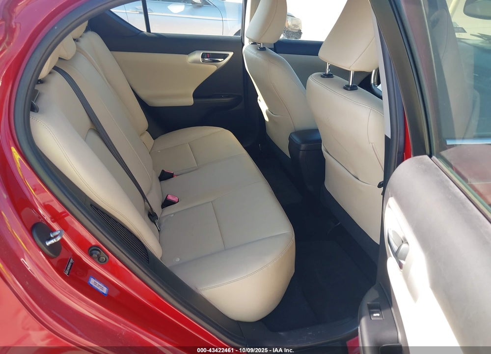 2013 LEXUS CT 200H VIN: JTHKD5BH5D2140485
