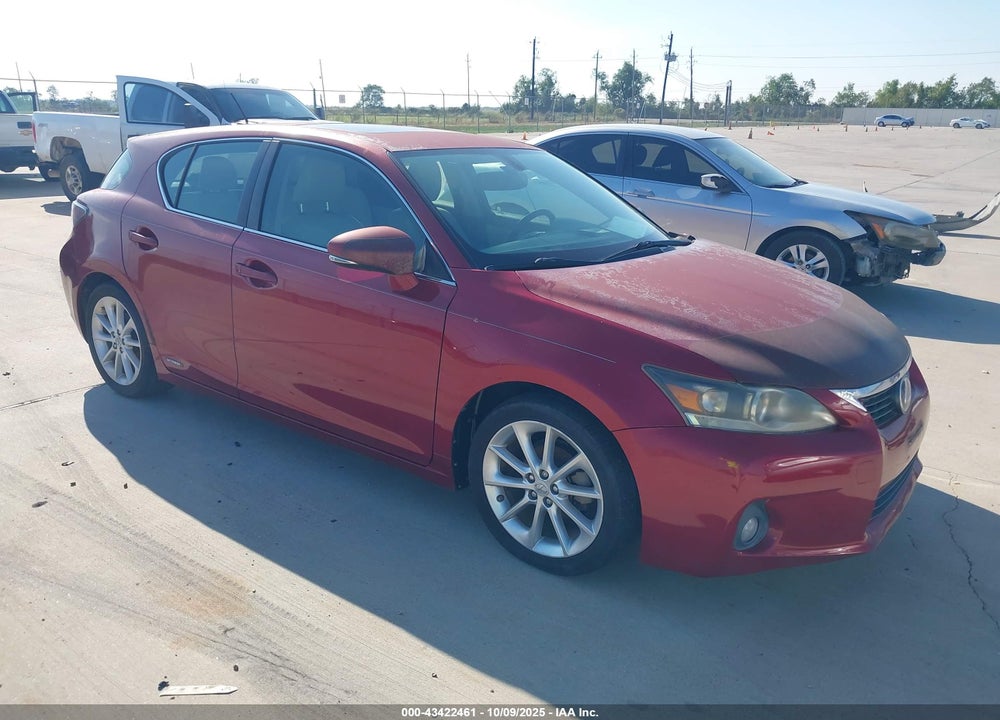 2013 LEXUS CT 200H VIN: JTHKD5BH5D2140485