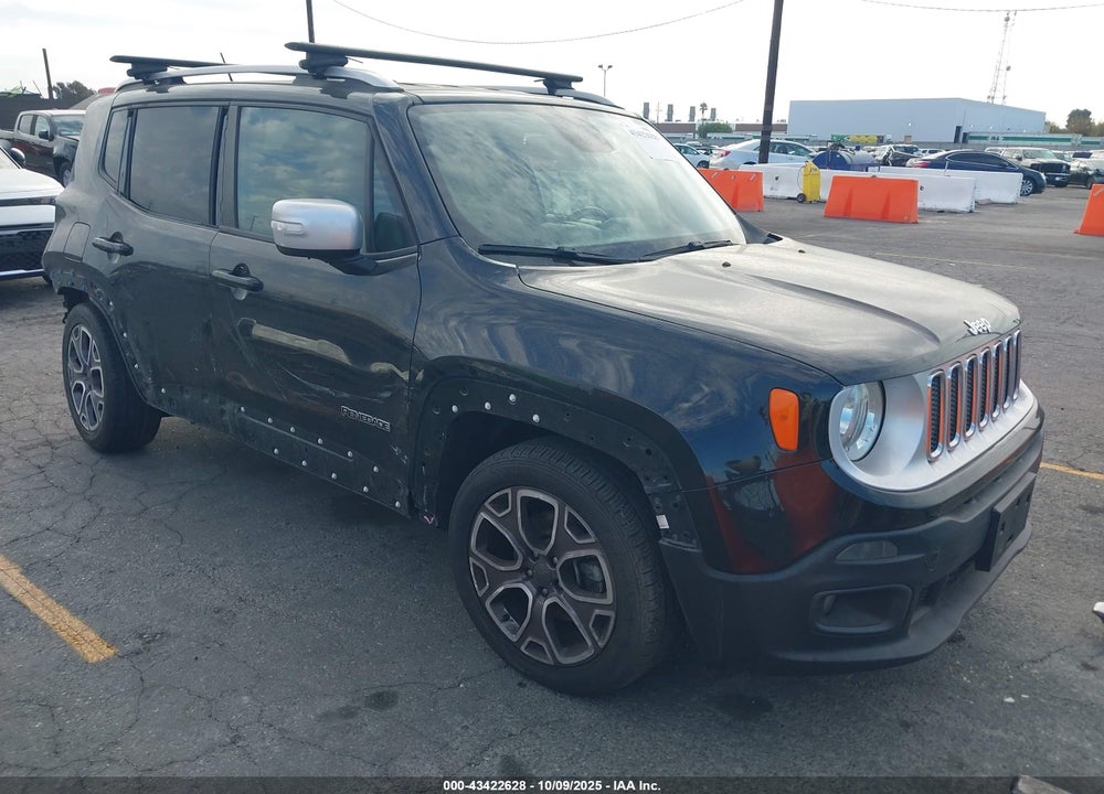 2017 JEEP RENEGADE LIMITED FWD VIN: ZACCJADBXHPG45188