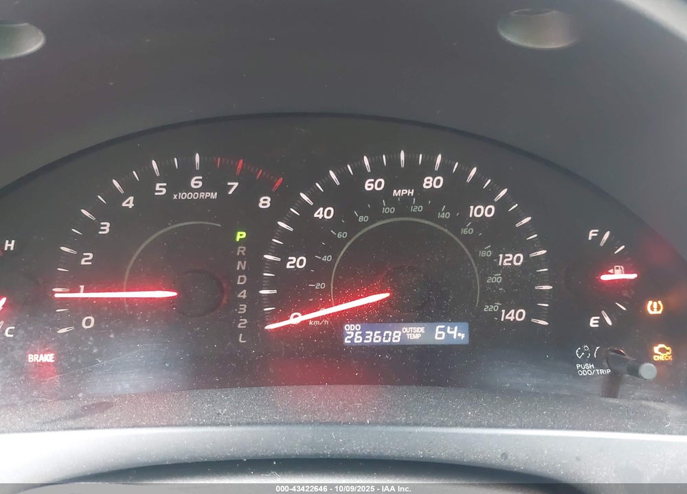 2007 TOYOTA CAMRY LE VIN: JTNBE46K273071733
