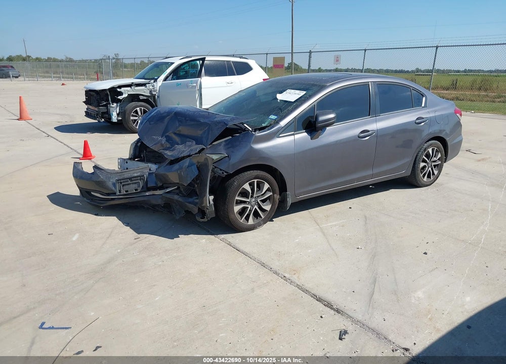 2014 HONDA CIVIC EX VIN: 19XFB2F86EE057220