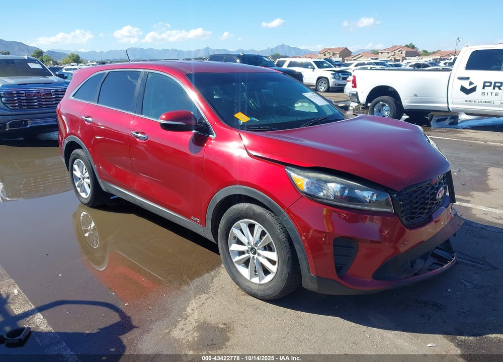 2020 KIA SORENTO 3.3L LX VIN: 5XYPGDA54LG629657