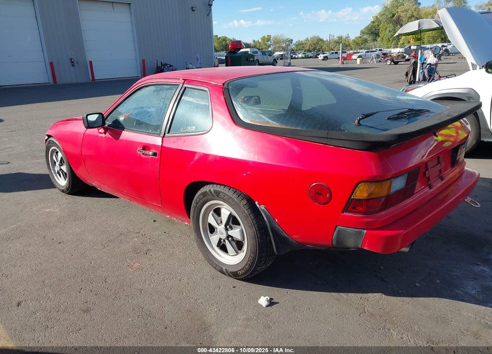 1987 PORSCHE 924 S VIN: WP0AA092XHN452123