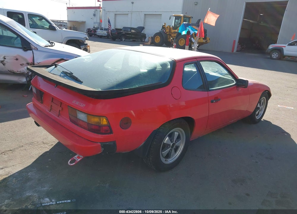 1987 PORSCHE 924 S VIN: WP0AA092XHN452123
