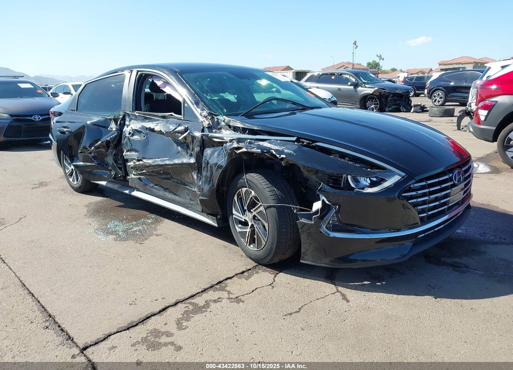 2021 HYUNDAI SONATA BLUE VIN: KMHL24JJ2MA033048