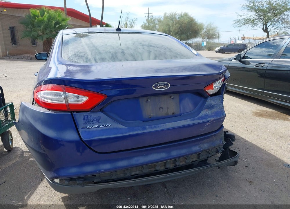 2013 FORD FUSION S VIN: 3FA6P0G76DR216066
