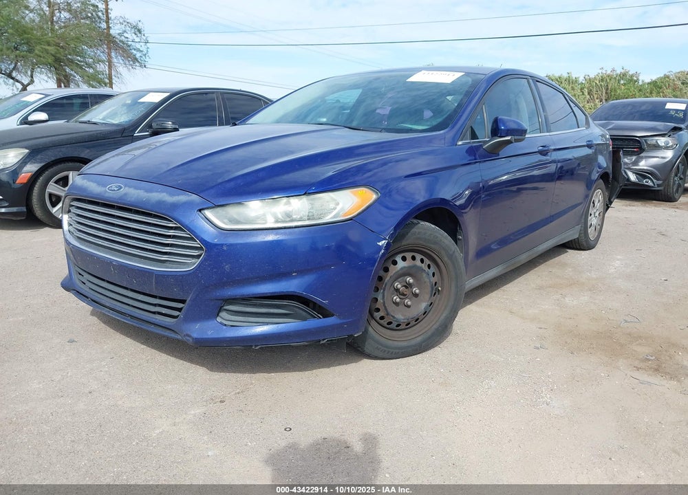 2013 FORD FUSION S VIN: 3FA6P0G76DR216066