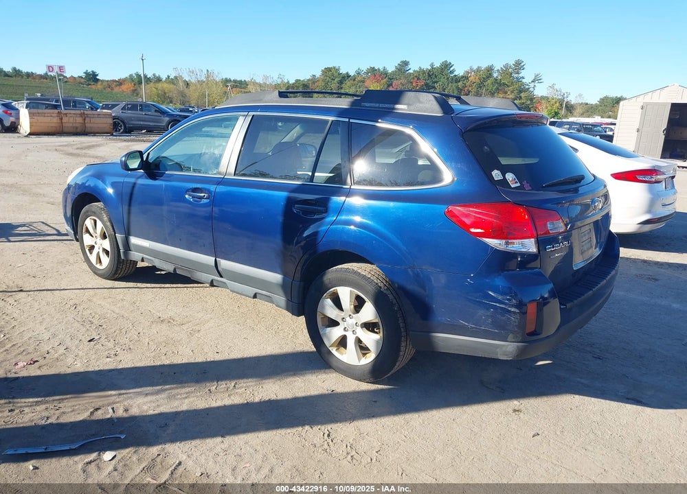 2011 SUBARU OUTBACK VIN: 4S4BRBCC1B3384447